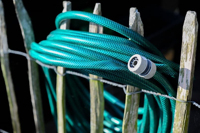 Green Garden Hose