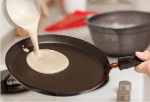 Pancake Making With Pan