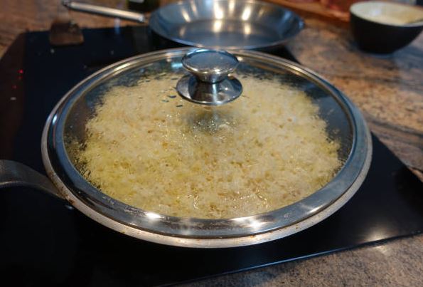 White Rice On Induction Cookstop