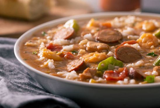 Cooked Gumbo In Plate