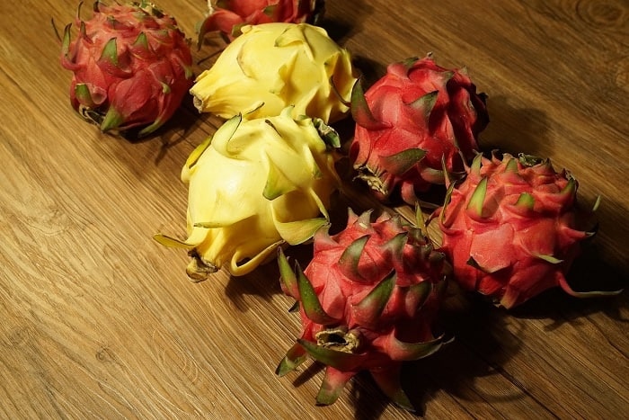 Red And Yellow Dragon Fruit