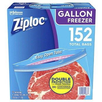 Ziploc Freezer Galon Bag Pack